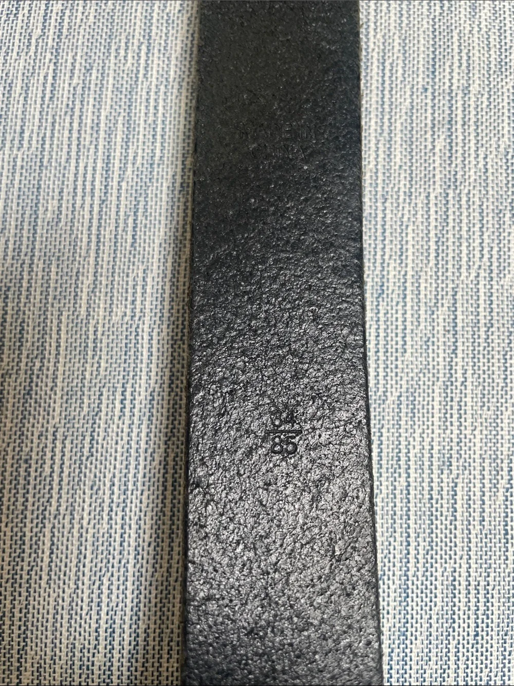 Polo Ralph Lauren Black Leather Belt | Size 34 | Silver Buckle | Polo Pony